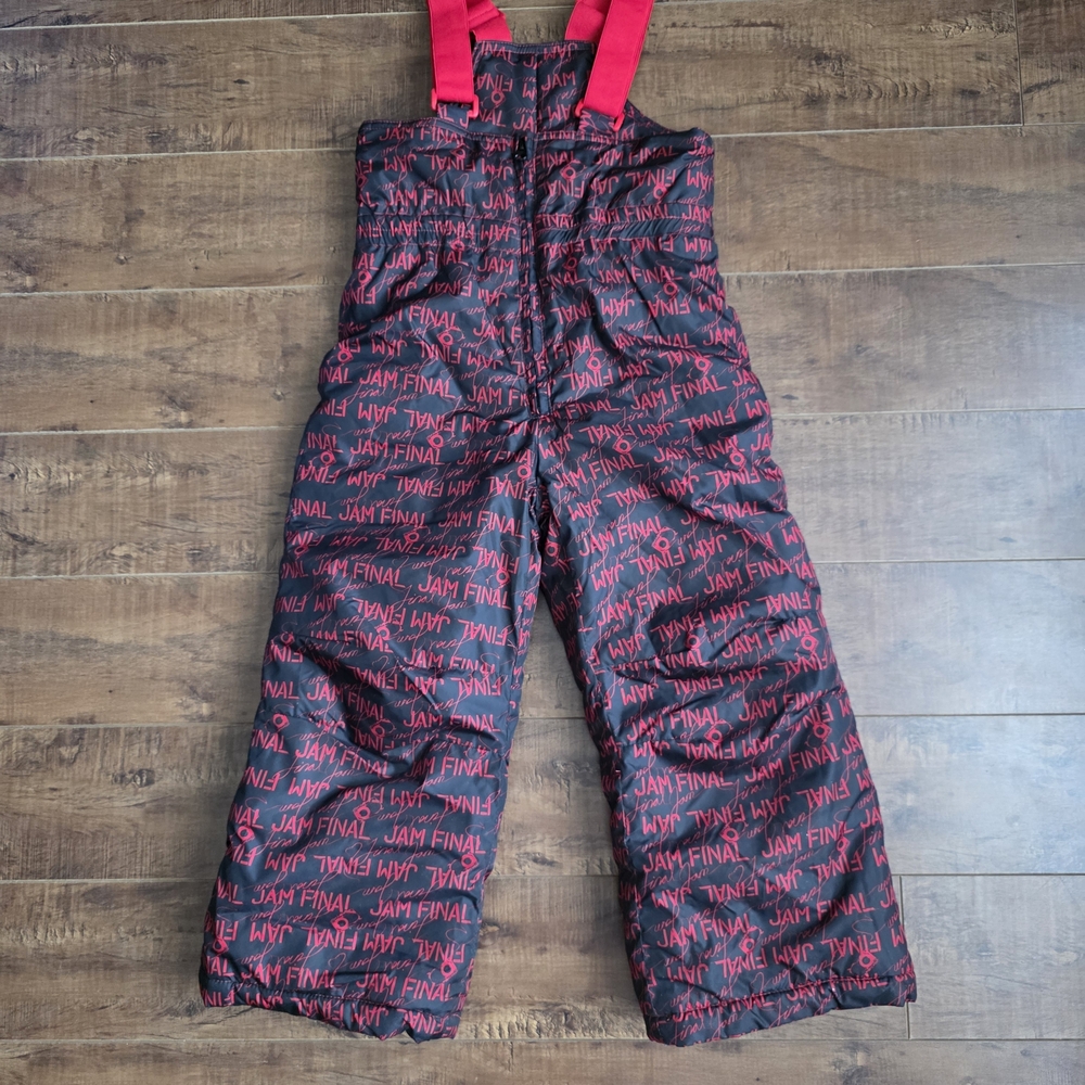 Disney Kids Overalls with Bold Red and Black Design